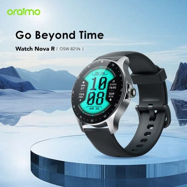 Montre Oraimo Nova R 1,39 pouces Panda Glass IP68 Smart Watch - Noir