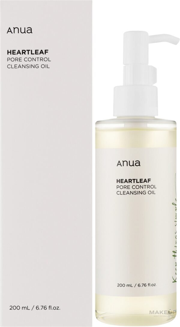 Anua Heartleaf Pore Control Cleansing Oil – Huile Nettoyante Apaisante 200 ml