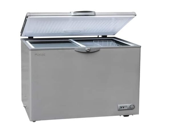 CONGELATEUR HORIZONTAL COFFRE 300L FINIX BD(W)-300 VITR GRIS 98X56X82